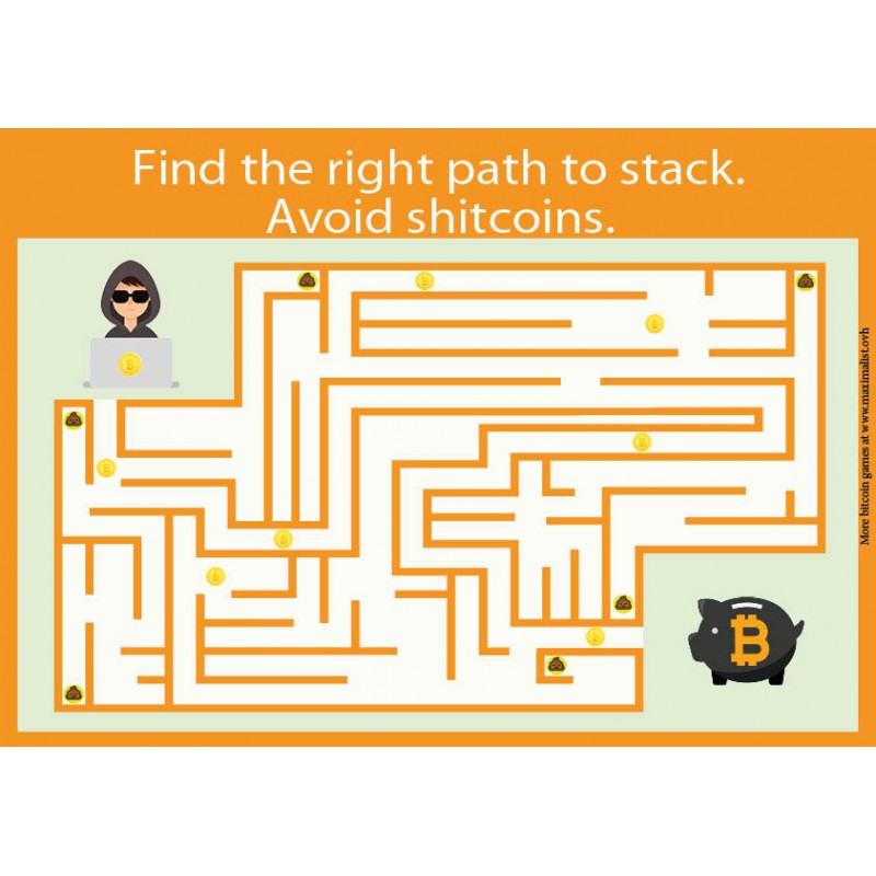 Free to print  / Find the right path to stack.